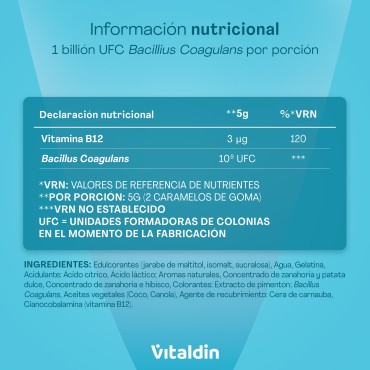 Sugar-Free Probiotic Gummies with Vitamin B12