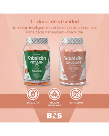 Sugar-Free Calcium Gummies with Vitamin D | Vitaldin