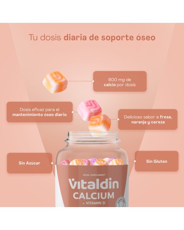 Sugar-Free Calcium Gummies with Vitamin D | Vitaldin