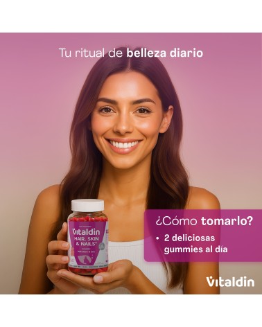 Hair, Skin & Nails Gummies | Biotin & Zinc – Vitaldin