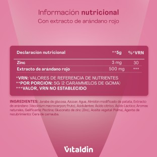 Gominolas de Arándano Rojo - Vitaldin