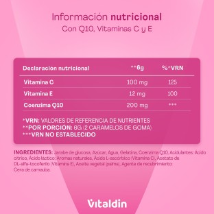 Gominolas de Coenzima Q-10 con Vitaminas