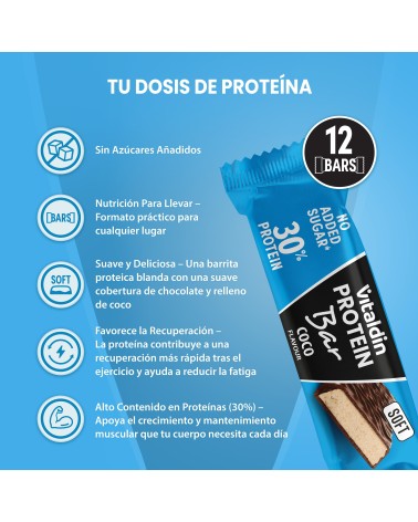 Coconut Flavour Protein Bars, Low Sugar