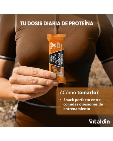 Barritas Wafer proteicas con colágeno sabor caramelo salado
