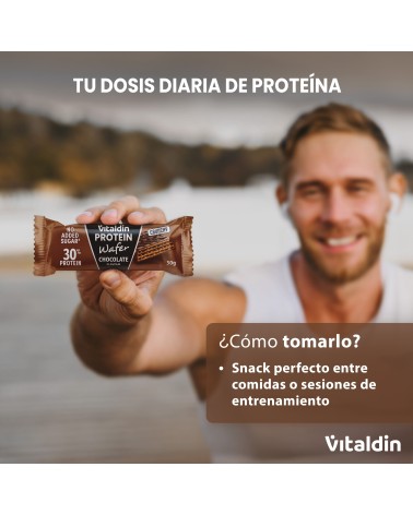 Barritas Wafer proteicas con colágeno sabor chocolate