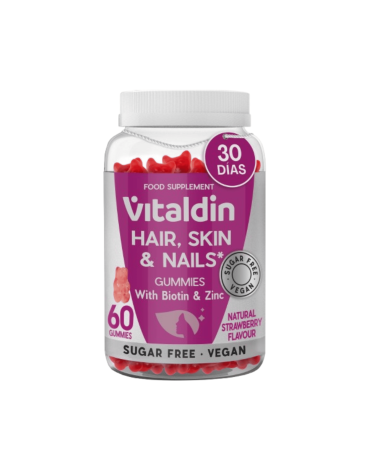 Gominolas para Pelo, Piel y Uñas | Biotina y Zinc – Vitaldin