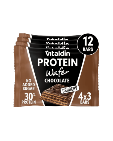 Barritas Wafer proteicas con colágeno sabor chocolate