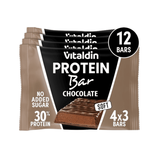 X12 Barritas proteicas con sabor Chocolate y Bajas en Azúcar