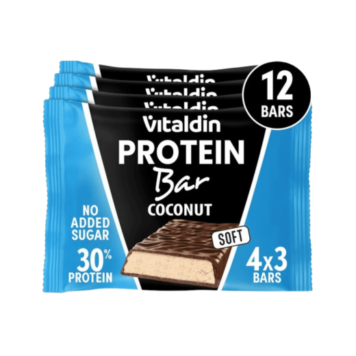 12 x Coconut Flavour Protein Bars, Low Sugar