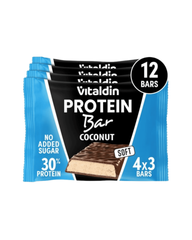 Barritas proteicas con sabor Coco y Bajas en Azúcar