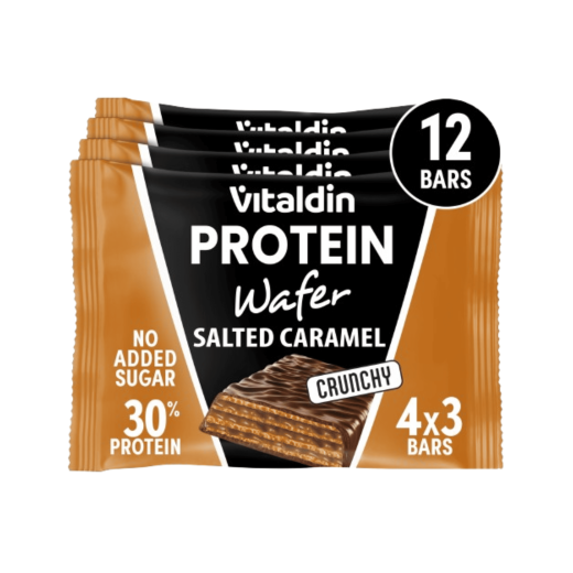 X12 Barritas Wafer proteicas con colágeno sabor Caramelo Salado