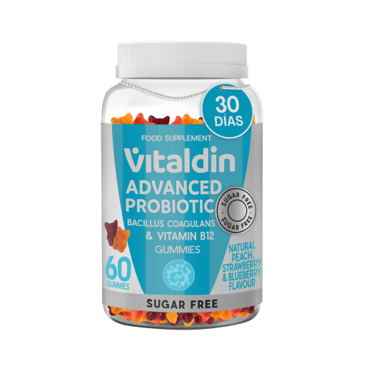 Gominolas de probiótico con Vitamina B12 y Sin Azúcar