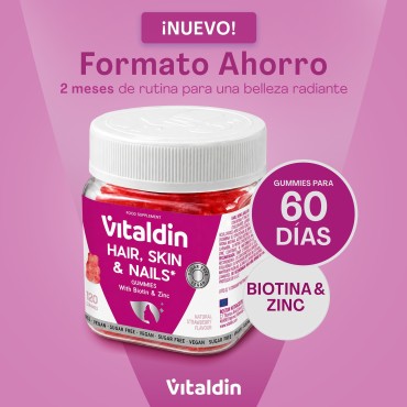 Hair, Skin & Nails Gummies with Biotin and Zinc
