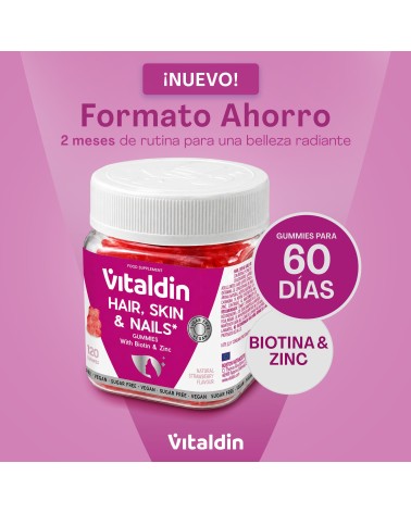 Hair, Skin & Nails Gummies | Biotin & Zinc – Vitaldin