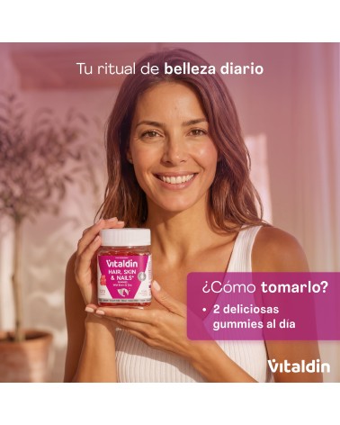 Gominolas para Pelo, Piel y Uñas | Biotina y Zinc – Vitaldin
