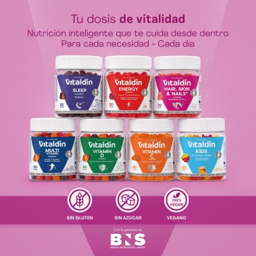Gominolas para Pelo, Piel y Uñas, con Biotina y Zinc