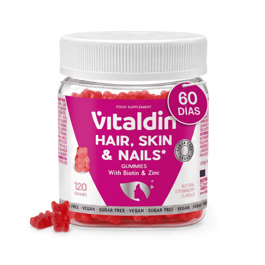 Gominolas para Pelo, Piel y Uñas, con Biotina y Zinc