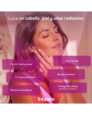 Gominolas para Pelo, Piel y Uñas | Biotina y Zinc – Vitaldin