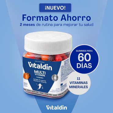 Gominolas de Multivitaminas sin Azúcar para adultos
