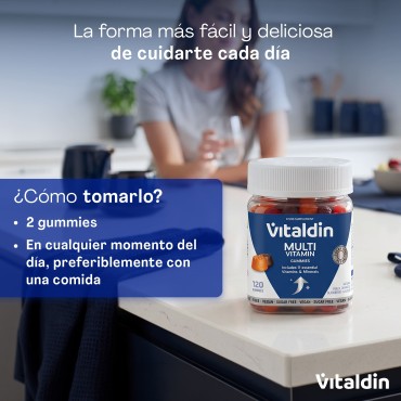 Gominolas de Multivitaminas sin Azúcar para adultos