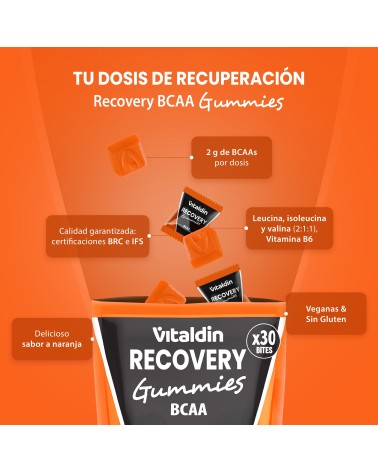 Gominolas de BCAA naranja - Vitaldin