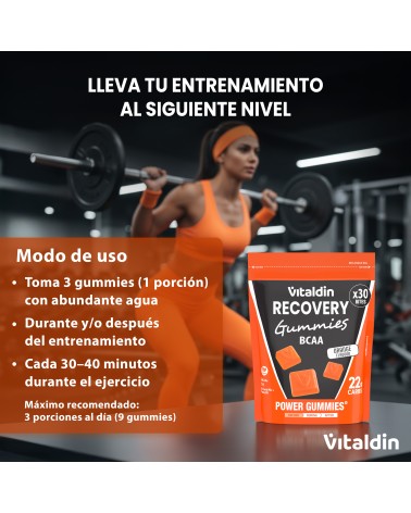 Orange BCAA gummies - Vitaldin