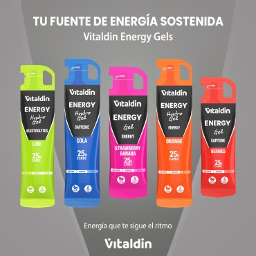24 x Caffeine Free Strawberry & Banana Energy Gel - Vitaldin