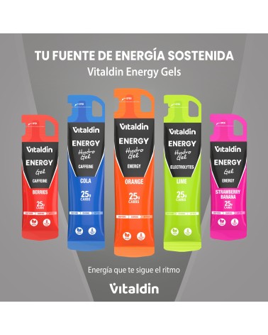 Gel energético Hydro sin Cafeína Naranja | Vitaldin