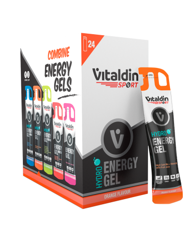 Gel energético Hydro sin Cafeína Naranja | Vitaldin