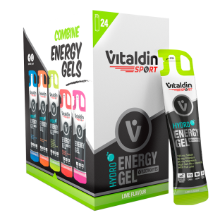 24 x Gel energético Hydro electrolitos lima - Vitaldin
