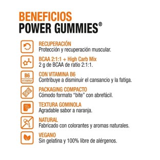Gominolas de BCAA naranja - Vitaldin
