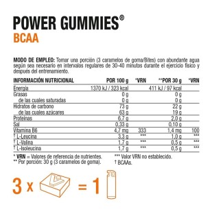 Gominolas de BCAA naranja - Vitaldin