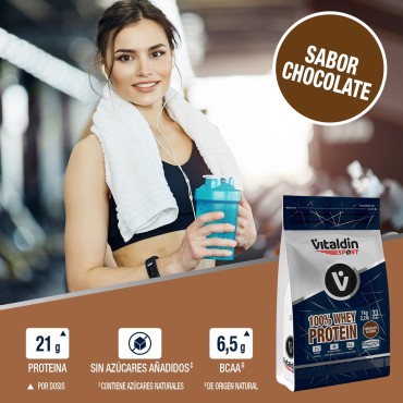 Proteína Whey chocolate - Vitaldin