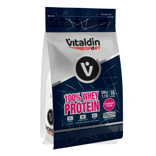 Strawberry Whey Protein - Vitaldin