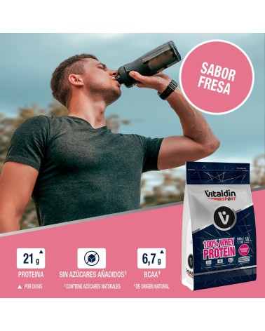 Strawberry Whey Protein - Vitaldin