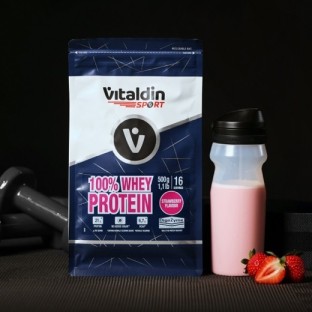 Strawberry Whey Protein - Vitaldin