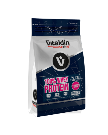 Strawberry Whey Protein - Vitaldin