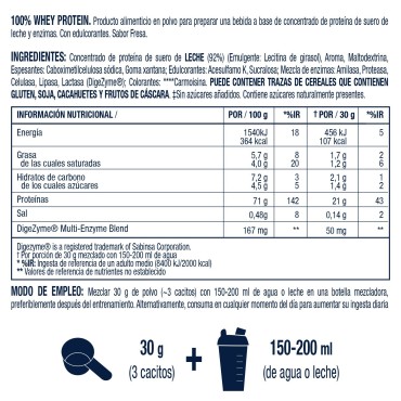Strawberry Whey Protein - Vitaldin