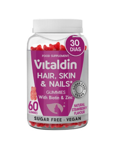 Gominolas para Pelo, Piel y Uñas | Biotina y Zinc – Vitaldin